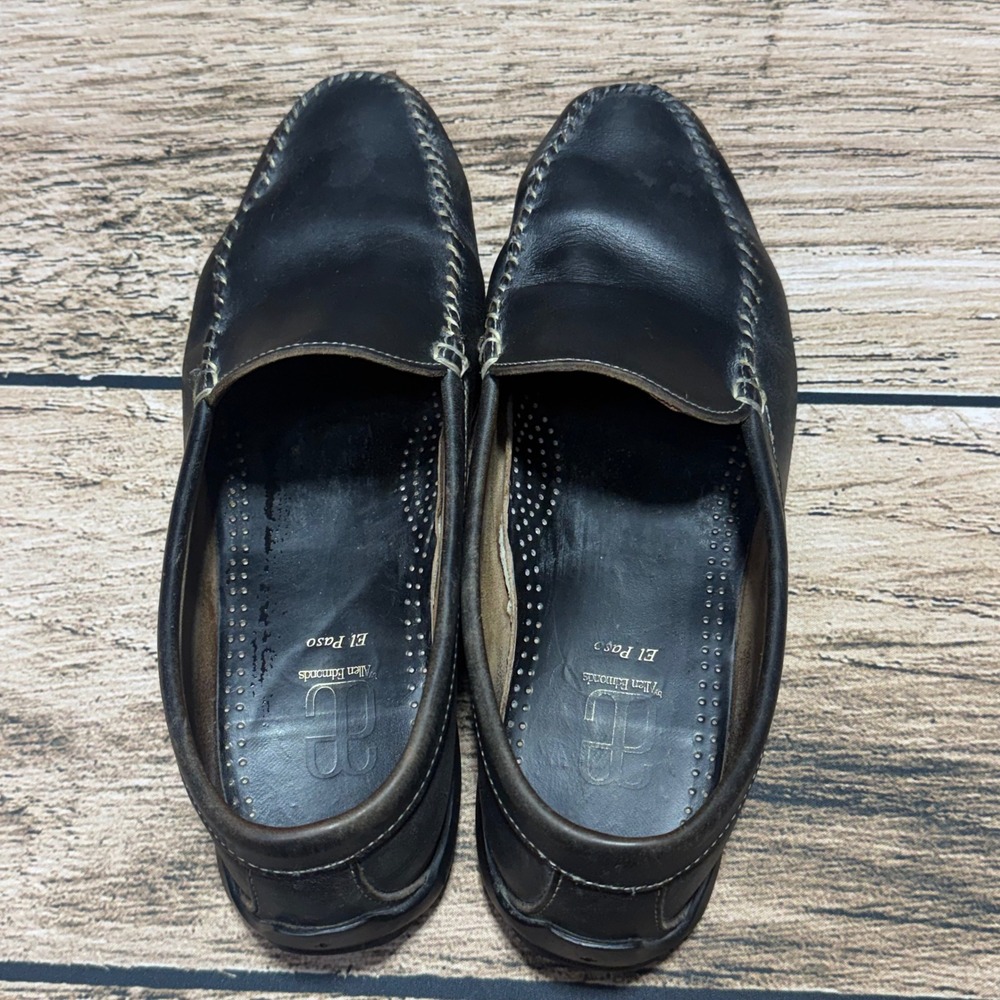 Allen Edmonds El Paso Loafers Mens 10.5 D Black Leather Driving Shoes Slip On